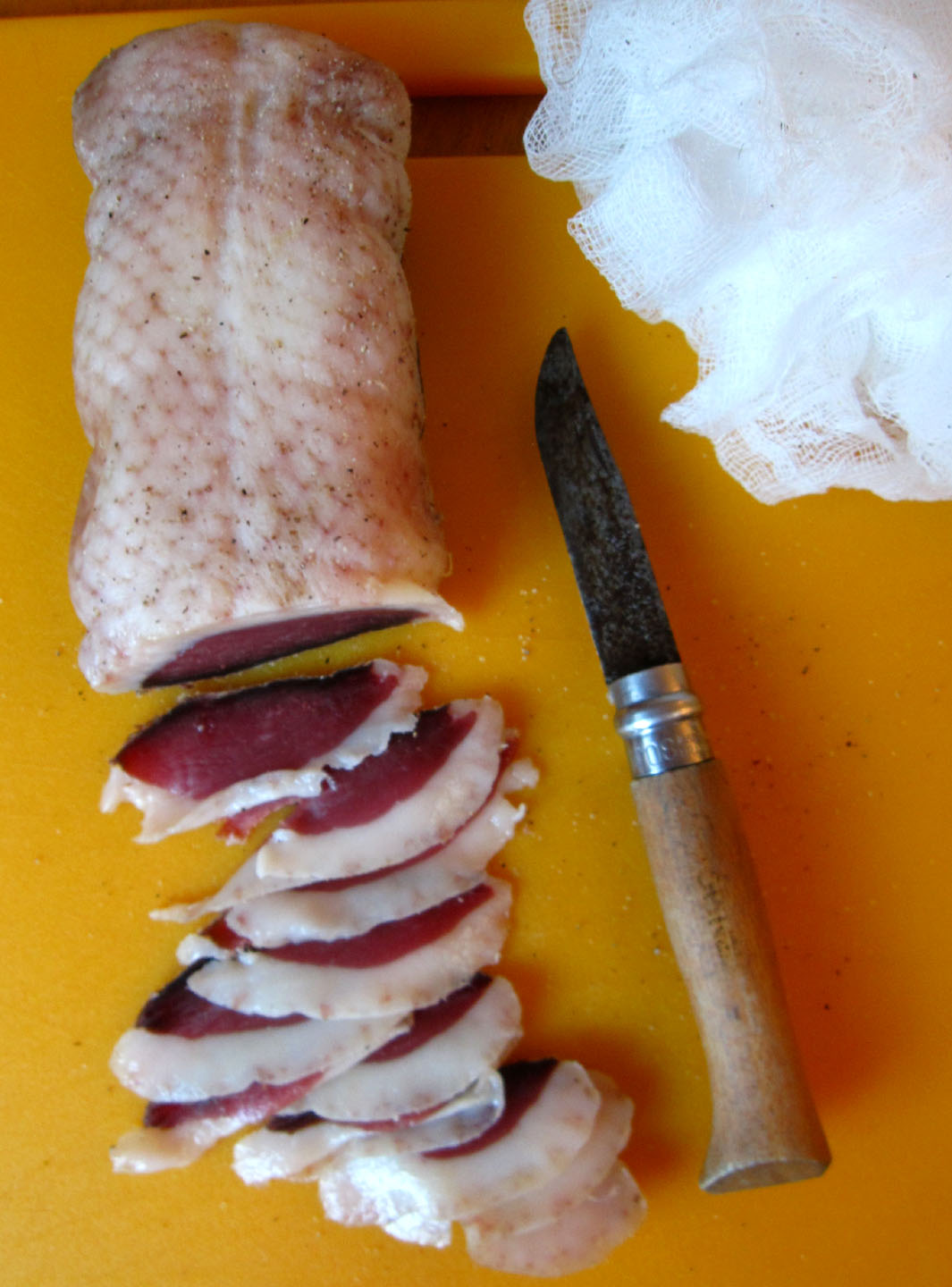 66 Square Feet (Plus) Duck prosciutto, unwrapped