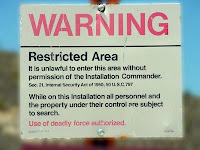 Area 51 Warning Sign