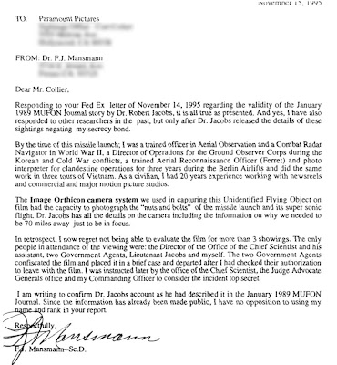 Mansmann’s Nov. 15,1995 letter to Curt Collier
