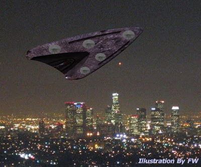Triangular Shaped UFO Over Los Angeles