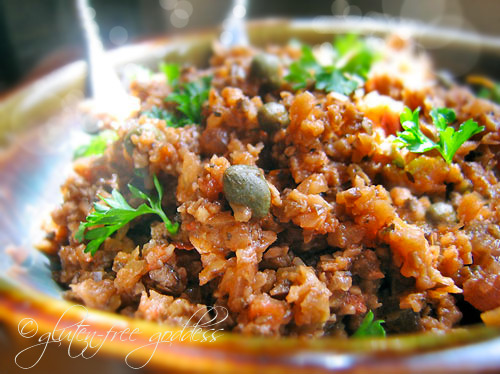 Tapenade made from roasted eggplant is so easy and delicious