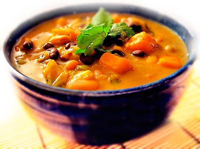 Recipe for African Sweet Potato Soup with Peanut Butter