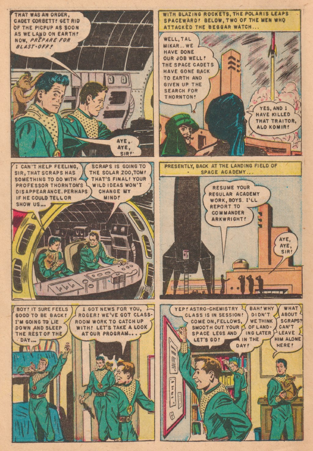 Read online Tom Corbett, Space Cadet comic -  Issue #4 - 8