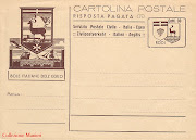 Cartolina postale con risposta dell'isola di Rodi (rodi )