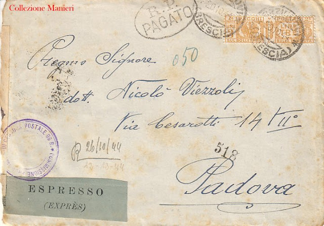 1946/51 - PACCHI POSTALI Con Filigrana RUOTA, La - Foto 5