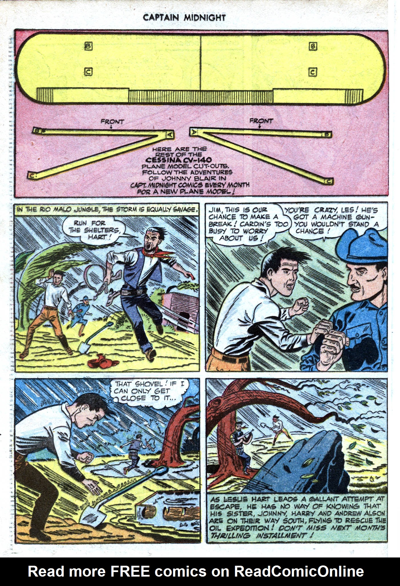 Read online Captain Midnight (1942) comic -  Issue #54 - 36