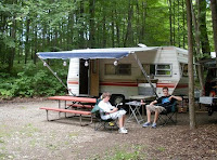 campsite at Holiday Hill Aug 09