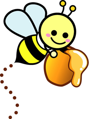 gambar lebah kartun