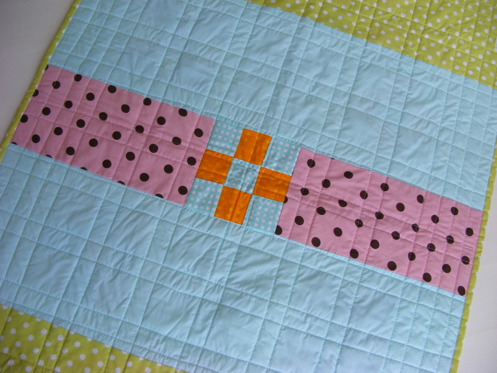 blimunda quilts Nine Patch Baby Quilt Number Three