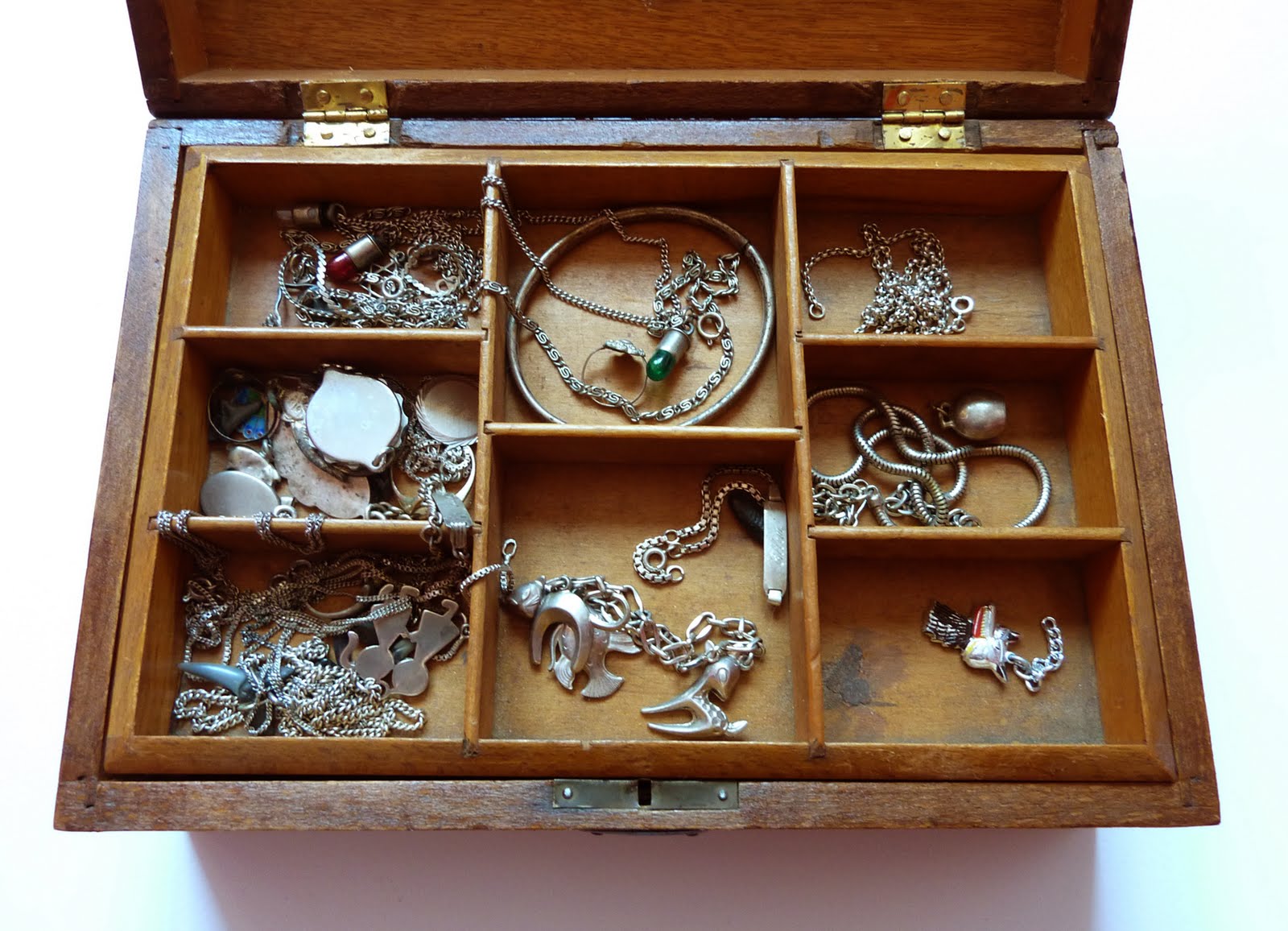 turning pages My old jewelry box