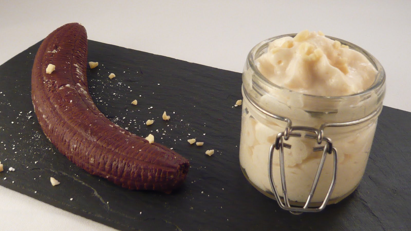 Blog-o-food: Bananenschaum und Schokobanane