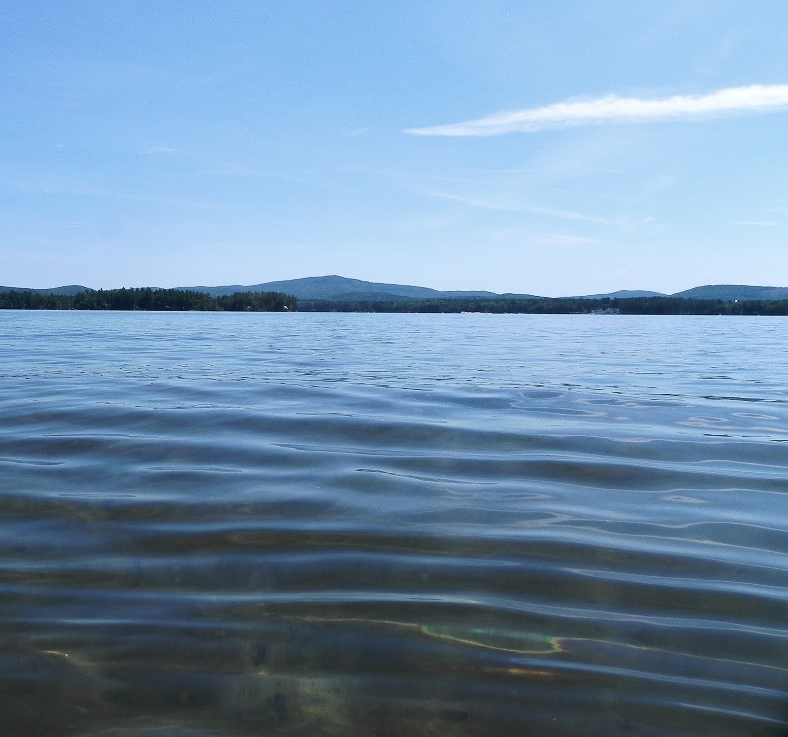 Life and the pursuit of happiness. New Hampshire Lakes Wentworth