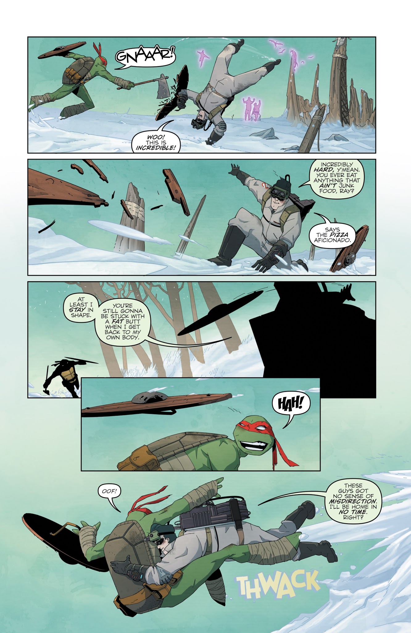 Read online Teenage Mutant Ninja Turtles/Ghostbusters 2 comic -  Issue #4 - 16