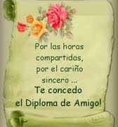Diploma de amigo