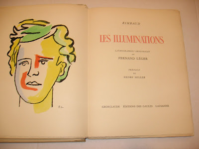 Rimbaud's ILLUMINATIONS, with portrait and Henry Miller's preface