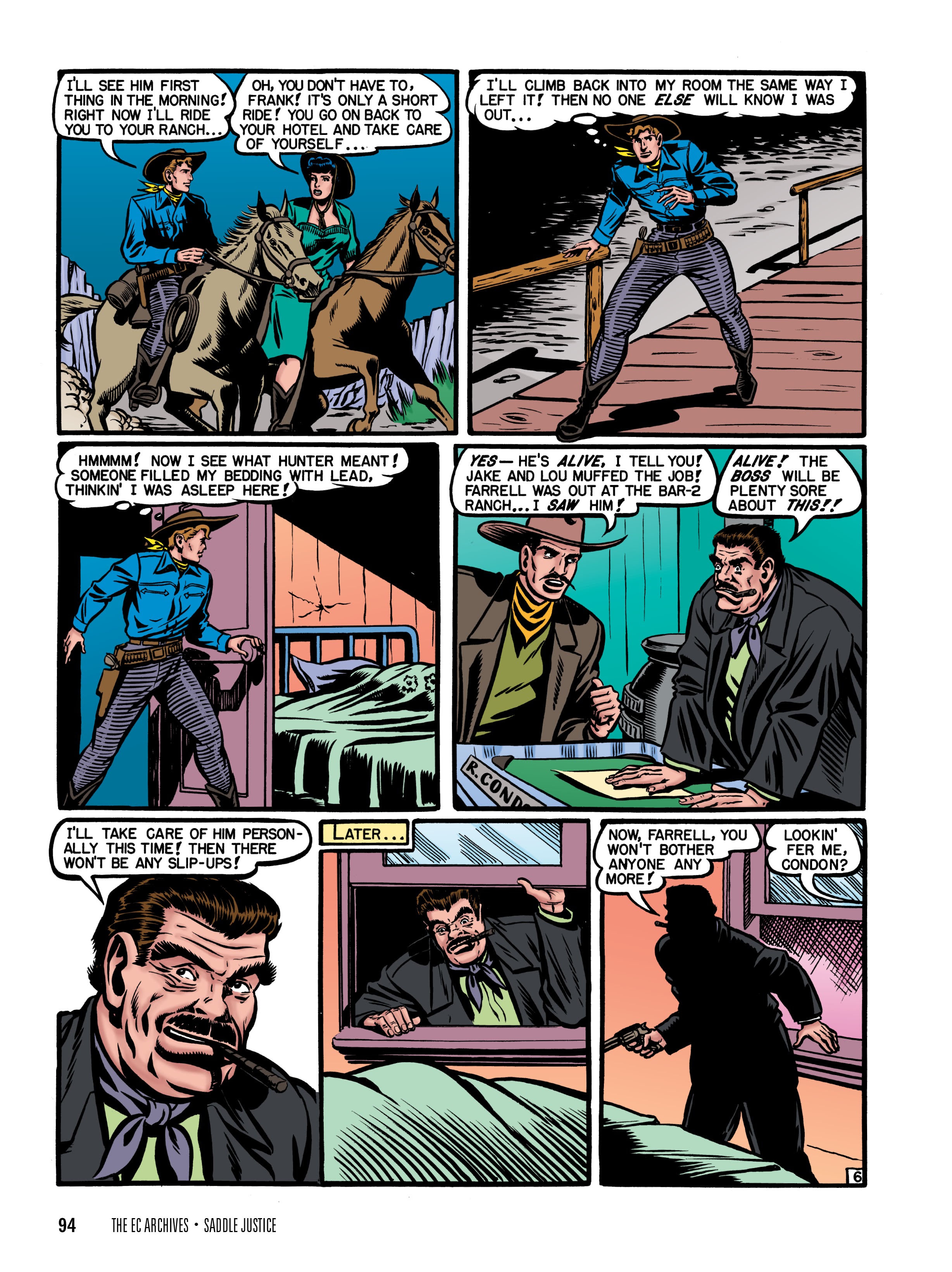 Read online The EC Archives: Saddle Justice comic -  Issue # TPB (Part 1) - 96