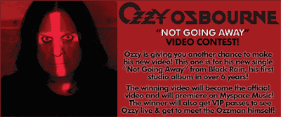 Ozzy Osbourne "Not Going Away" Video Contest