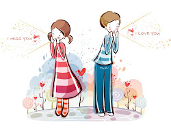 couple sweet cartoons wallpapers cartoon cute deshow credit boy illustration