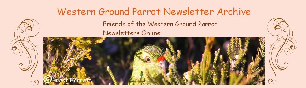 Western Ground Parrot Newsletters