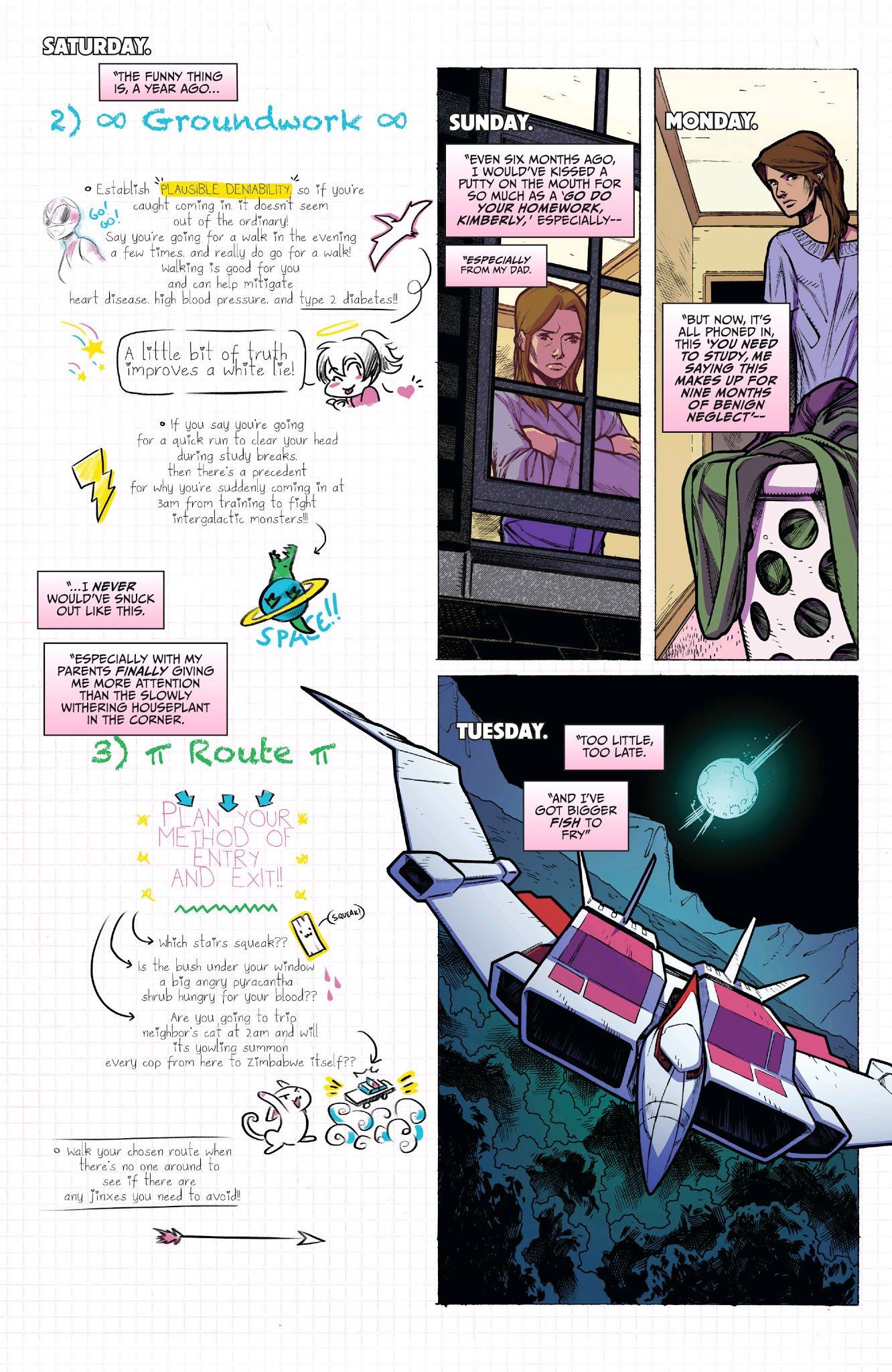 Read online Saban's Go Go Power Rangers: Back To School comic -  Issue # Full - 26