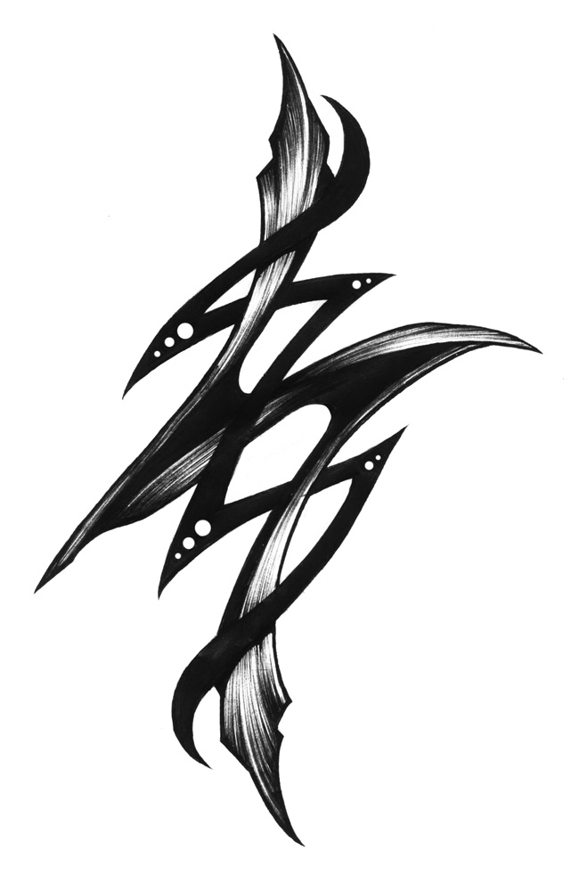 Тату эскизы на предплечье молния