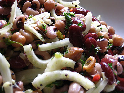 Three-Bean Salad with Fennel
