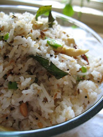 Coconut Rice with Cashews and Spices