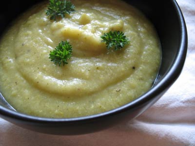 Indian Style Cream of Cauliflower Soup