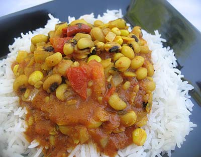 Black-Eyed Pea Sambar