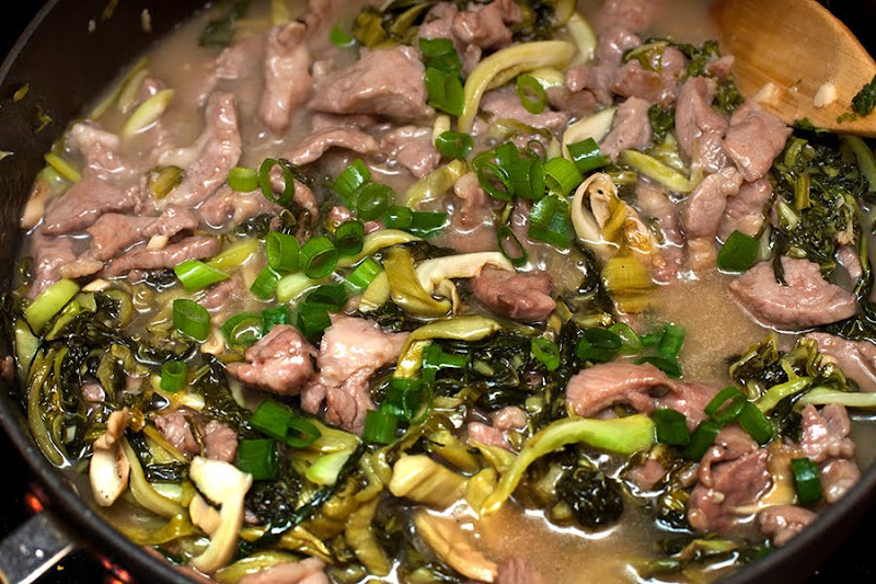 Photos by jalna Mustard Cabbage and Pork