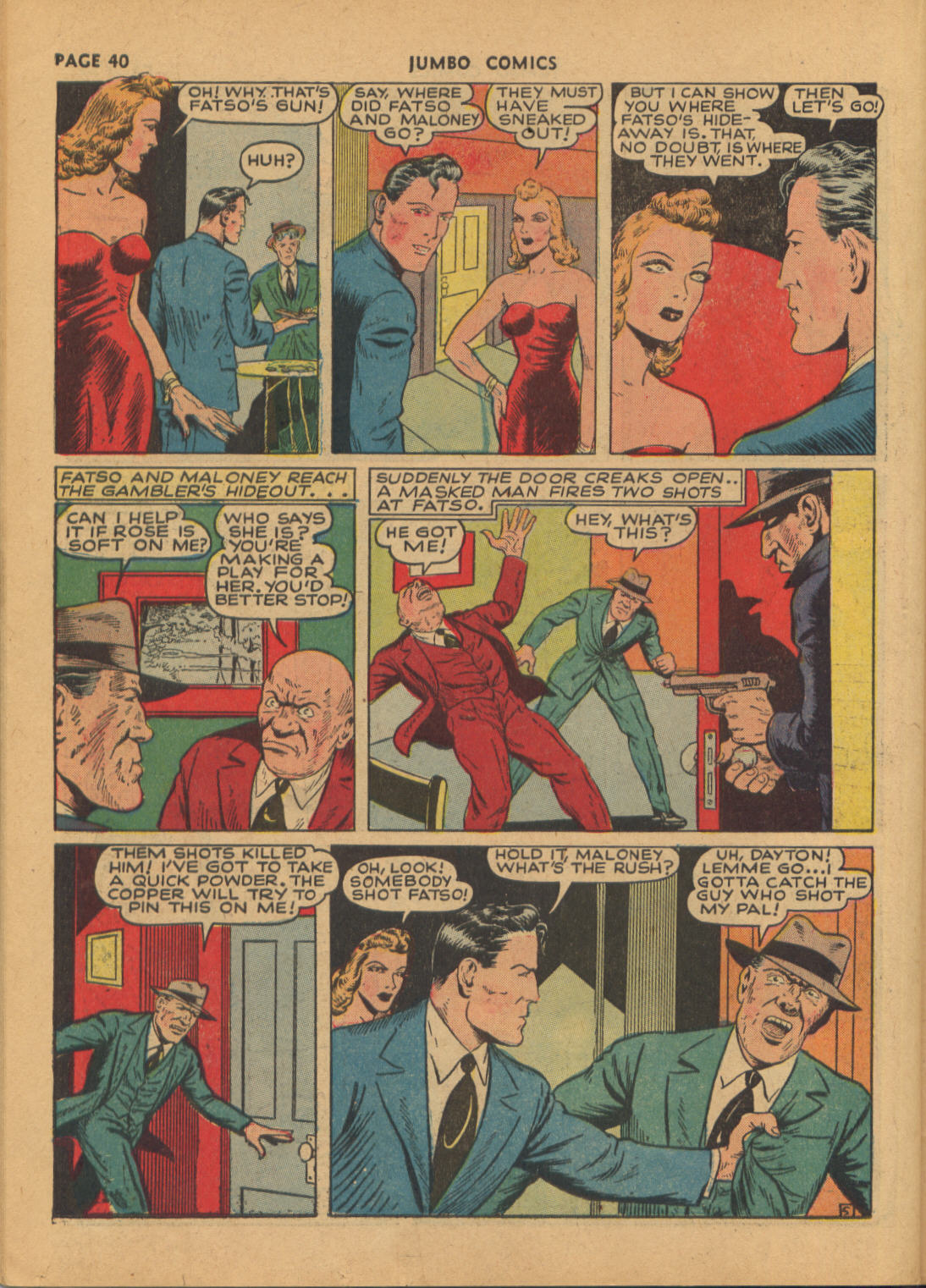 Read online Jumbo Comics comic -  Issue #36 - 42