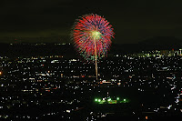 稲美大池祭りの花火