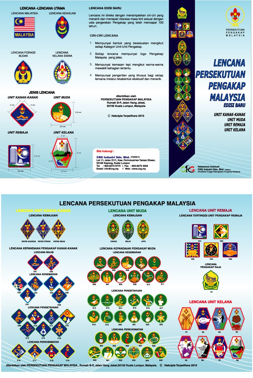 Lencana Persekutuan Pengakap  Malaysia  Edisi Terbaru 2010 
