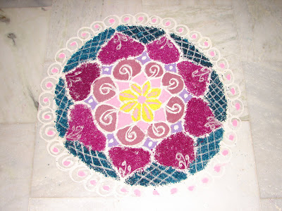 GoliGraphy: Rangoli - using salt