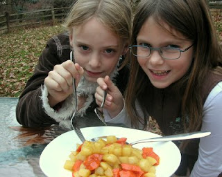 BFFs think glazed turnips are wonderful!