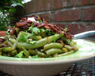 Fresh Green Bean Salad with Asian Dressing