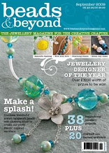 Featured on Front Page of Beads & Beyond - Sept 2009