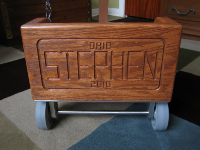 Porter's Wooden Wagon Made by Grandpa Gauder