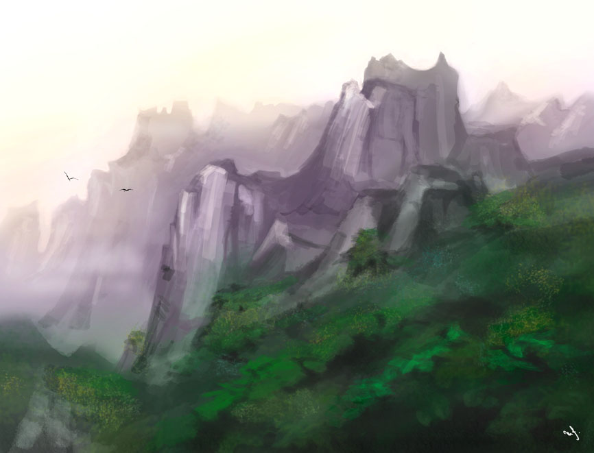 Animation & Illustration... matte painting No01