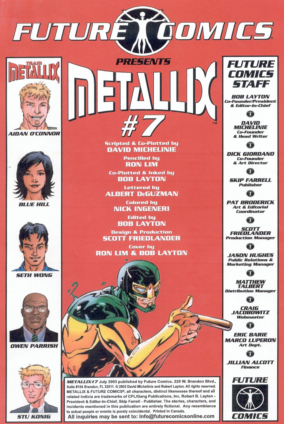 Read online Metallix comic -  Issue #7 - 2