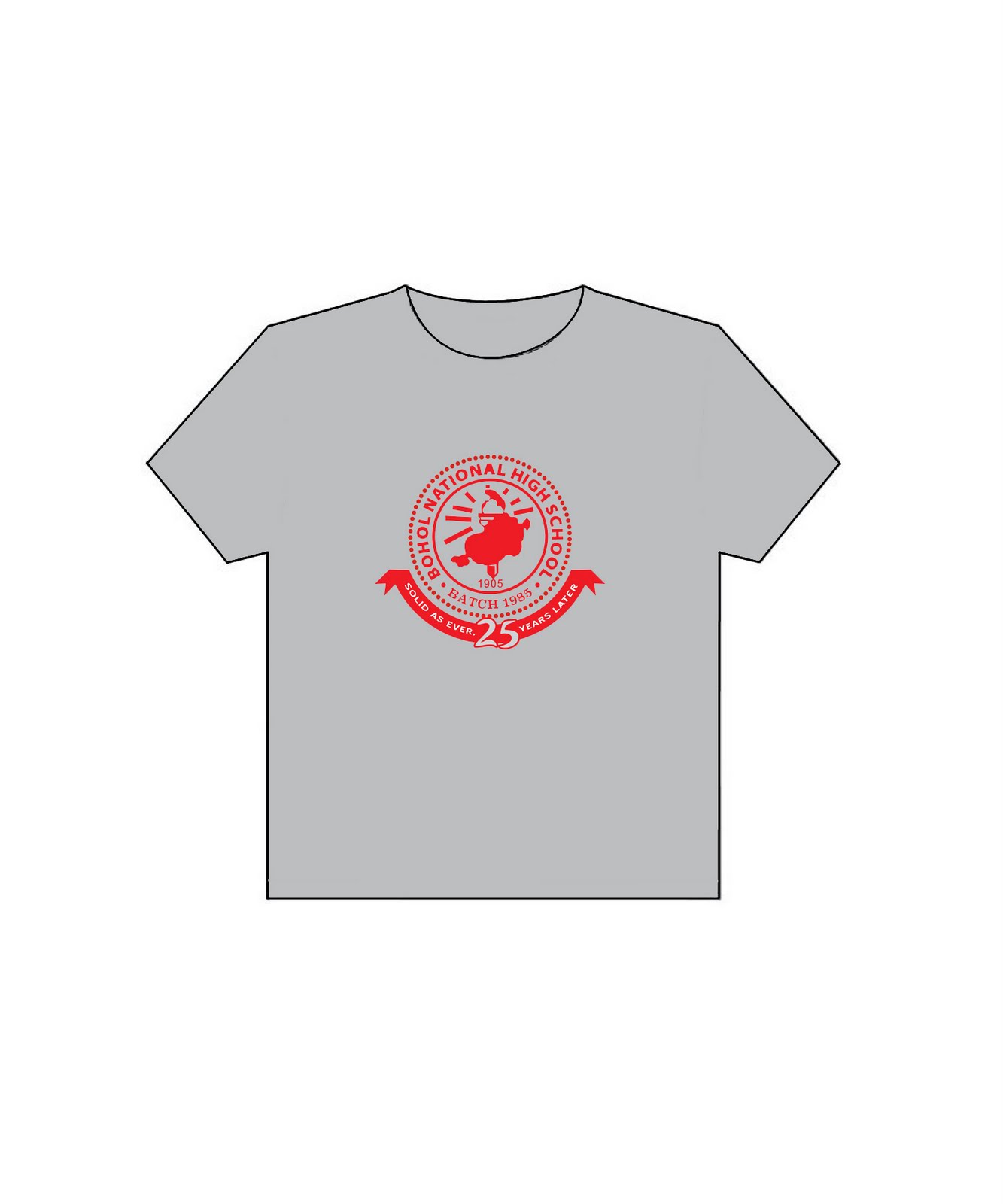 Orange Edik: Reliving Memories: Designing for BNHS Batch T-Shirt Logo