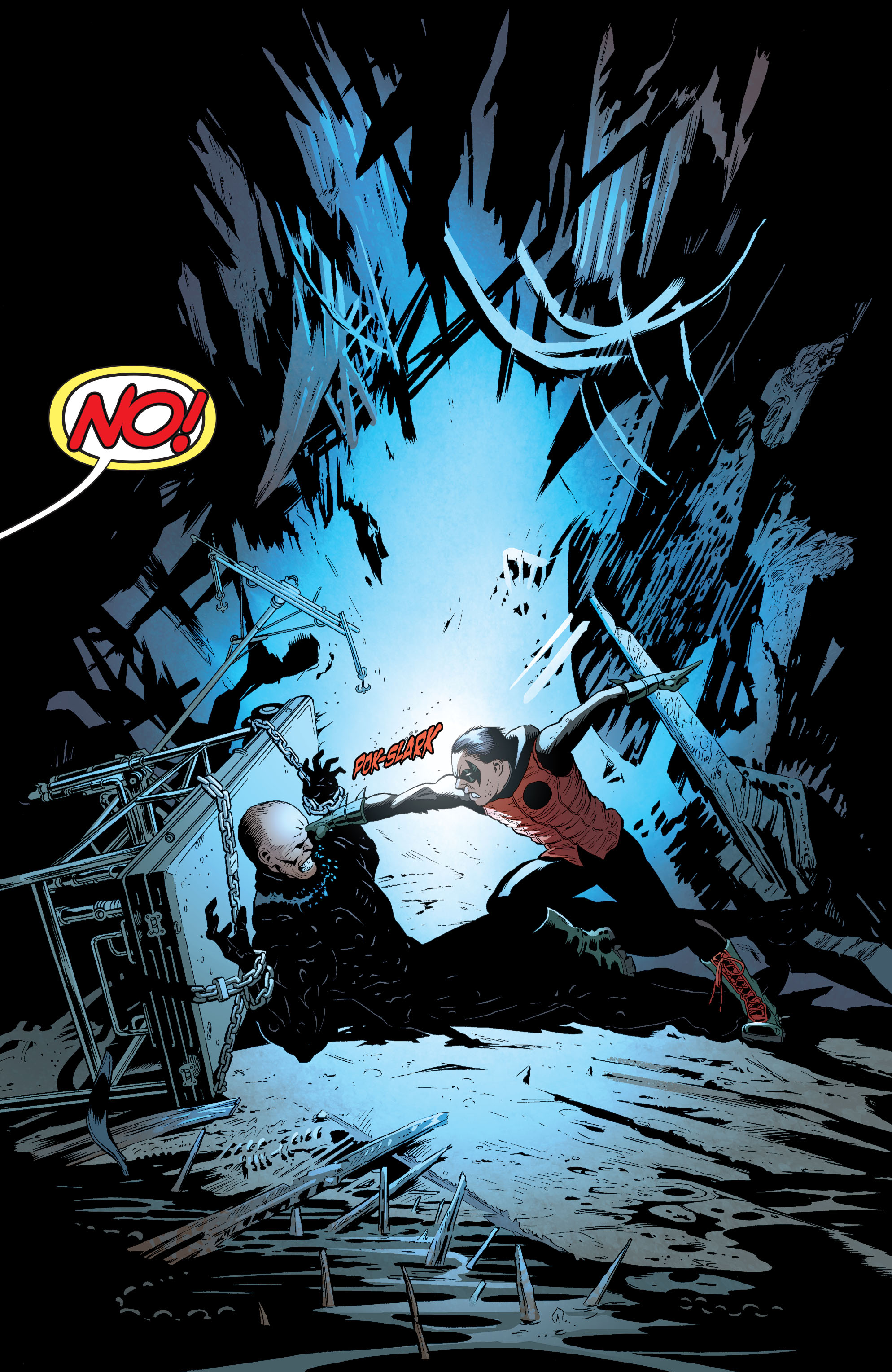 Read online Batman and Robin (2011) comic -  Issue # _Bad Blood (DC Essential Edition) (Part 2) - 49