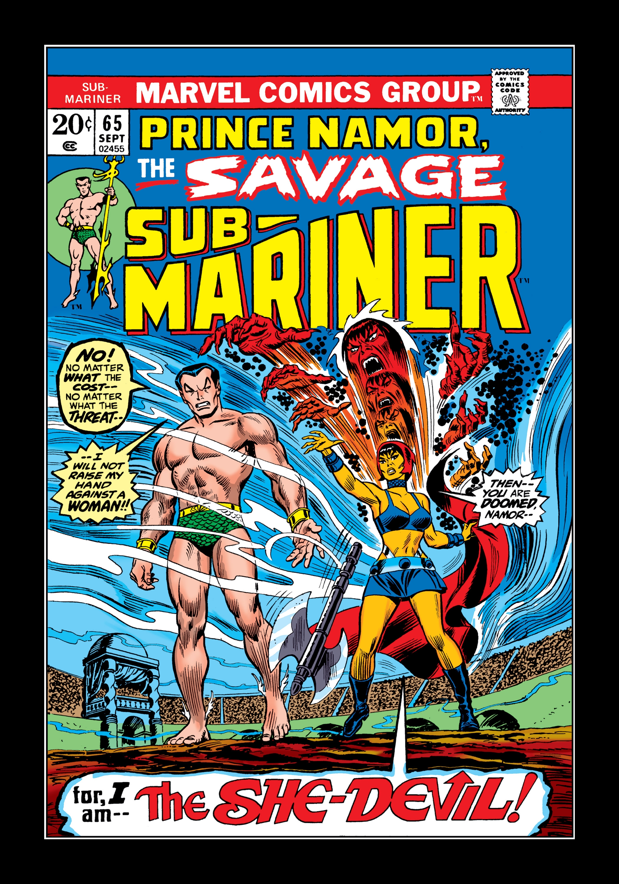 Read online Marvel Masterworks: The Sub-Mariner comic -  Issue # TPB 8 (Part 1) - 93