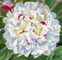peony painting acrylic canvas paintings oil watercolor