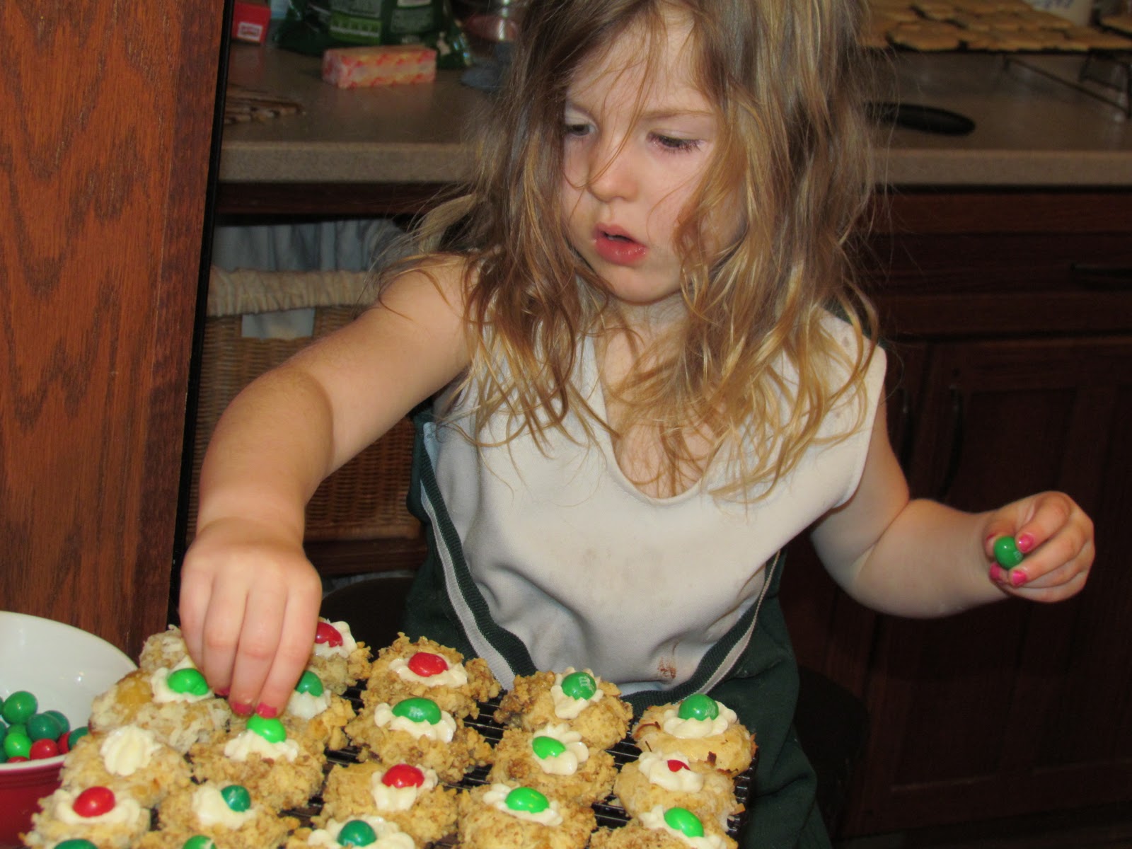 There's no place like Home: Christmas Thumbprint Cookies
