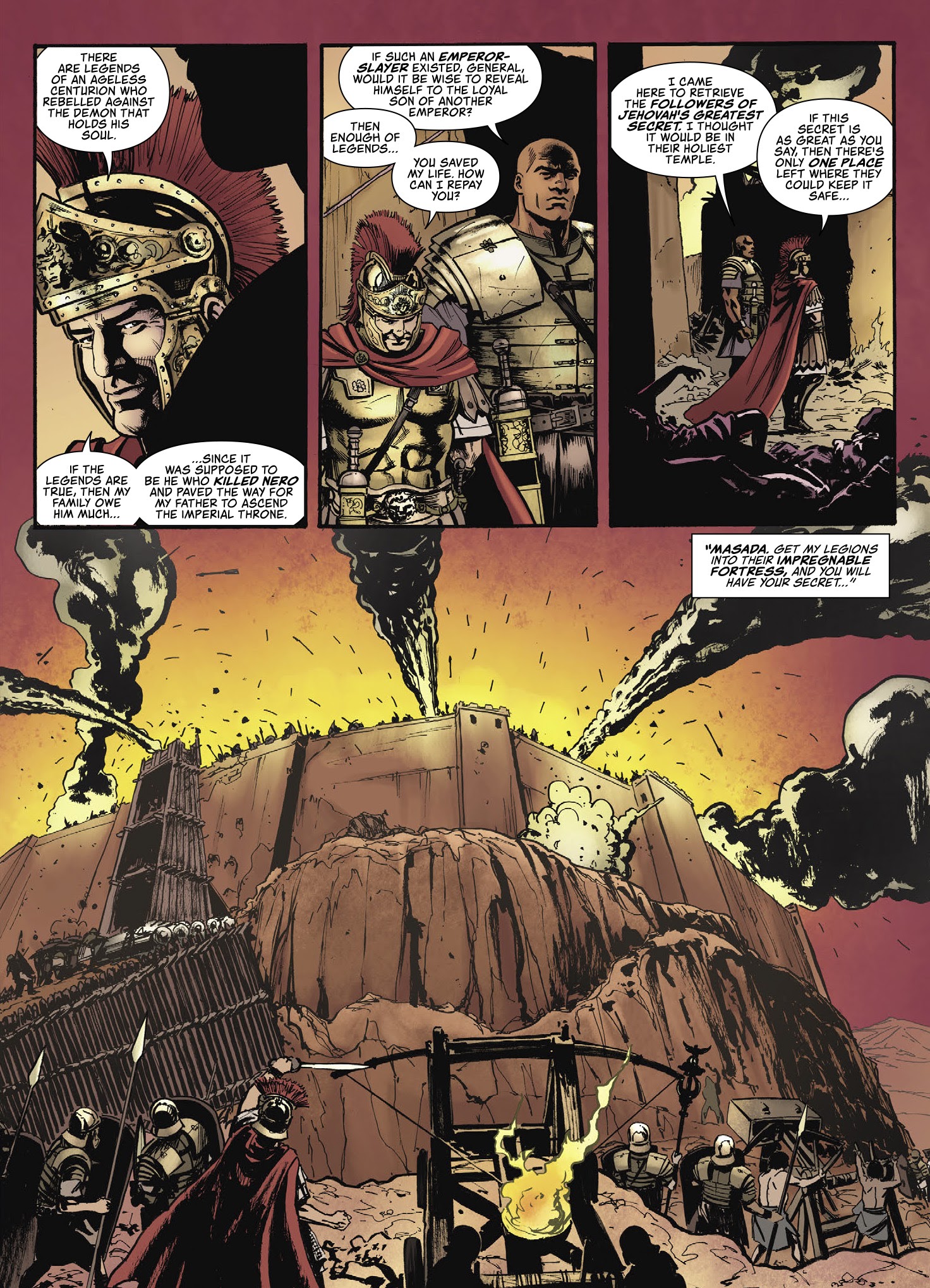 Read online Aquila: The Burning Fields comic -  Issue # TPB - 59