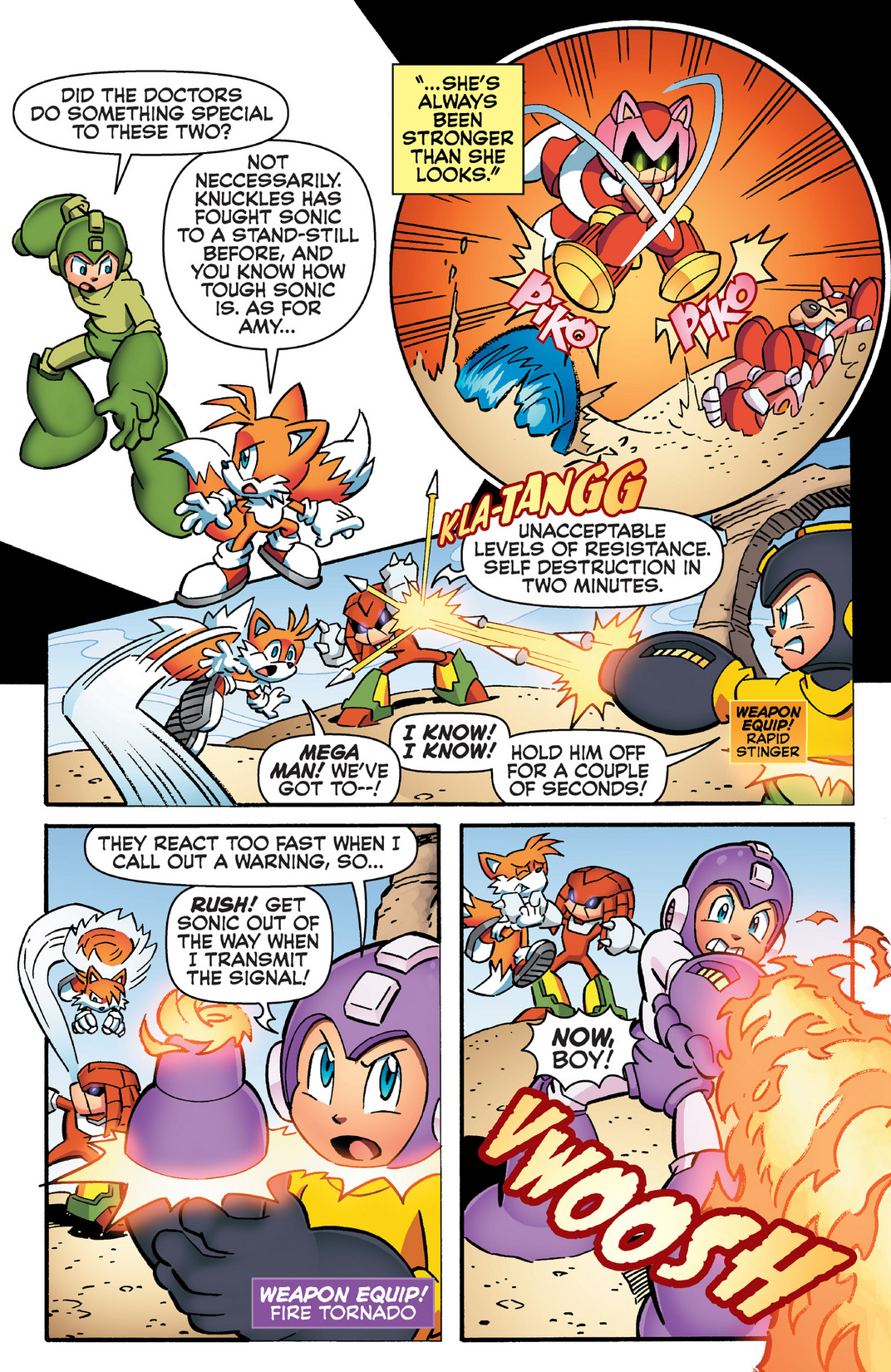 Read online Sonic Mega Man Worlds Collide comic -  Issue # Vol 2 - 92