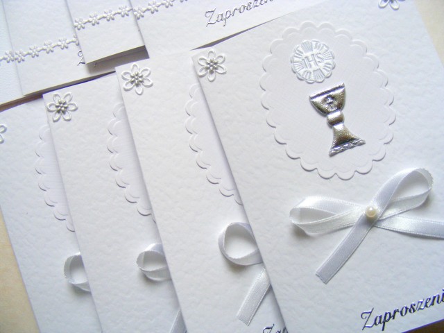 G A I Scrapbooking Zaproszenia I Kartki Na ślub Chrzest Komunię
