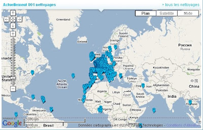 Cartes des initiatives oceanes dans le monde