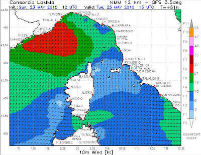 météo windsurf a bonifacio